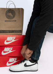 Nike AIR FORCE 1 “06 GRADE SCHOOL (WHITE/BLACK)