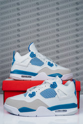 Nike Air Jordan 4 (White/Blue)
