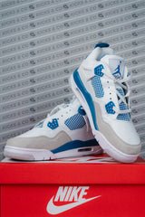 Nike Air Jordan 4 (White/Blue)