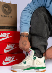 NIKE AIR JORDAN RETRO 4 SB PINE GREEN