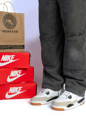 NIKE JORDAN RETRO 4 (WHITE)