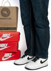 Nike AIR FORCE 1 “06 GRADE SCHOOL (WHITE/BLACK)