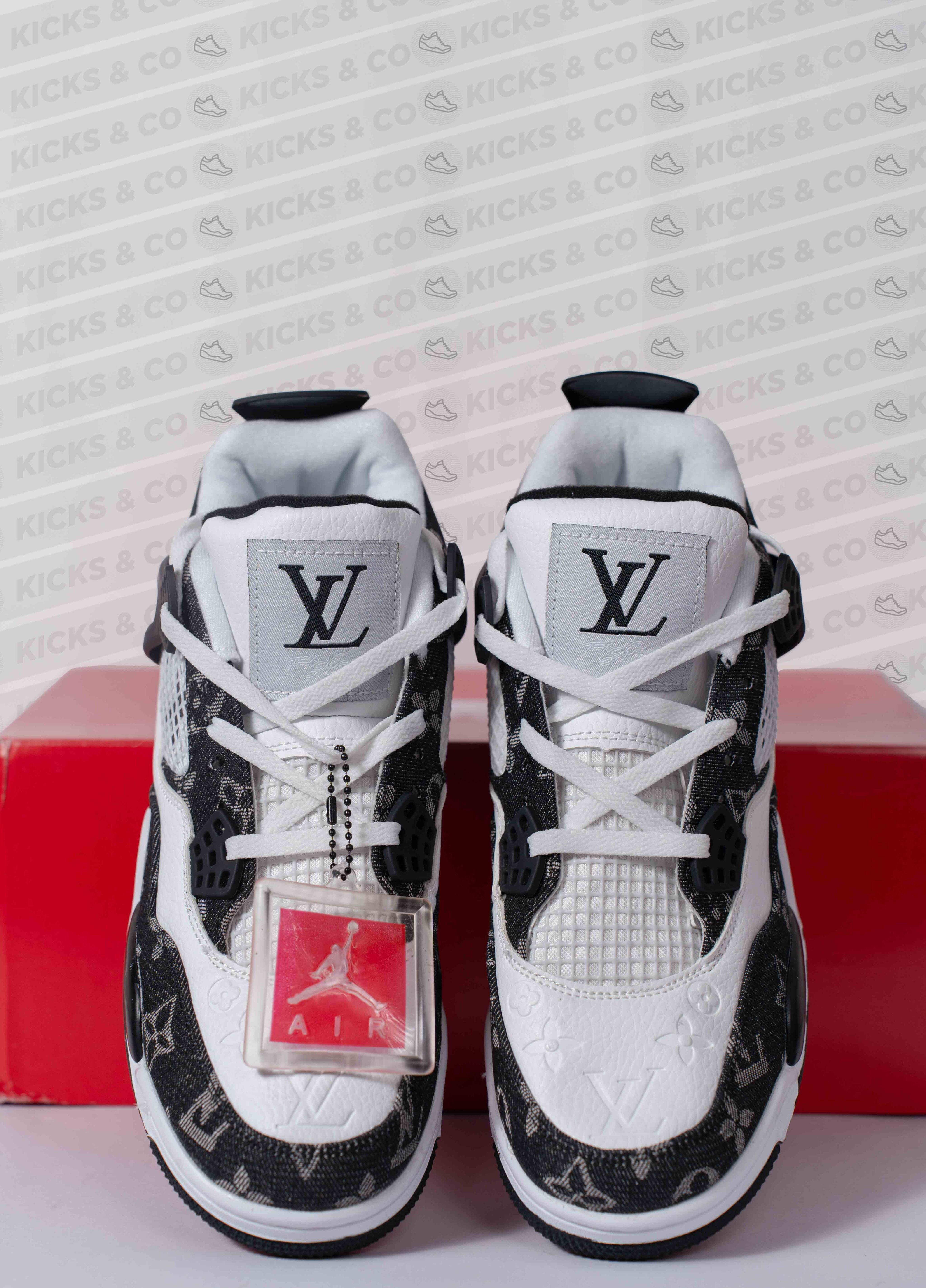 Nike Air Jordan 4 X LV Edition (White/Black)