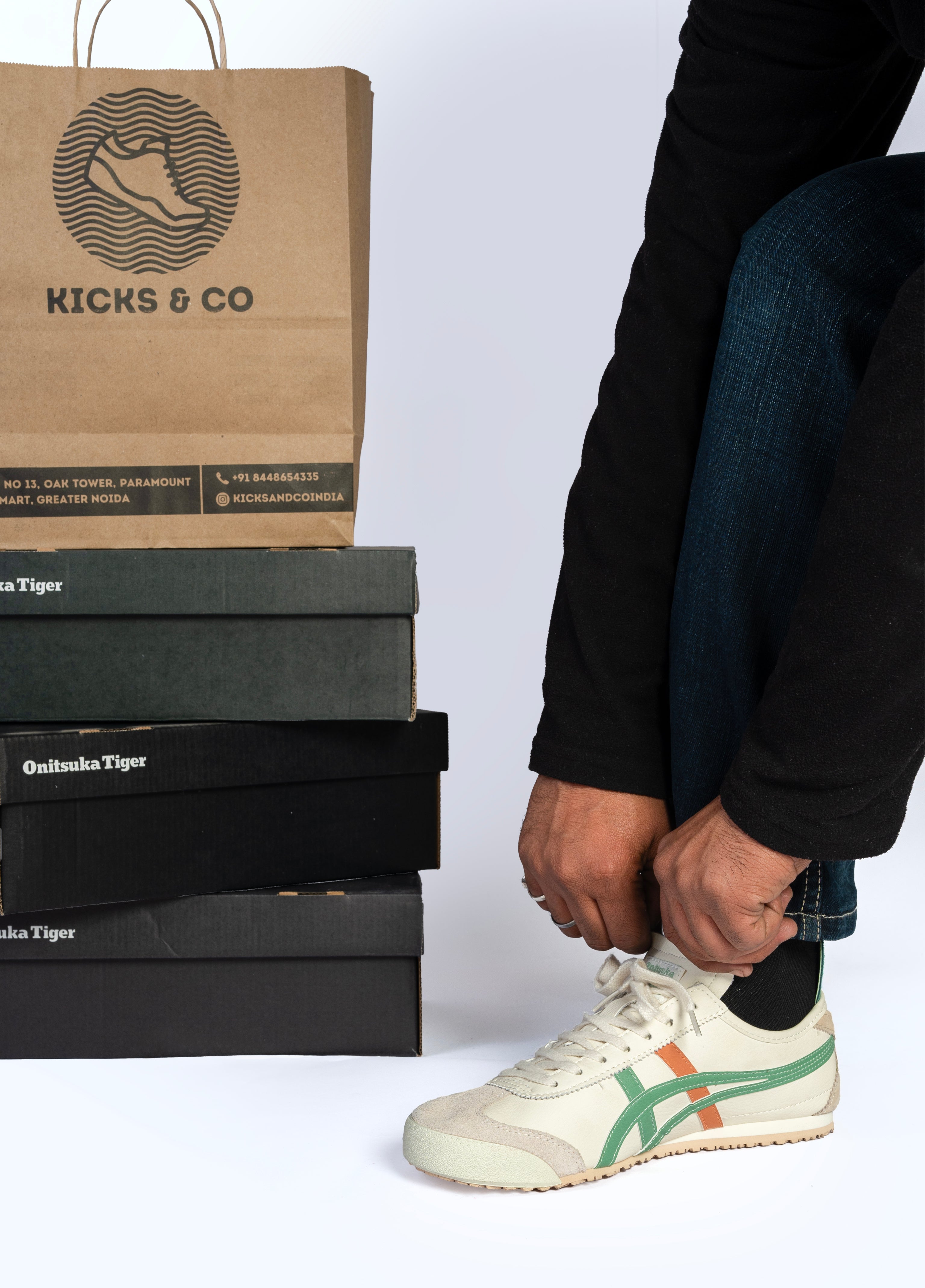 Onitsuka Tiger Mexico 66 (Cream/Green/Orange)