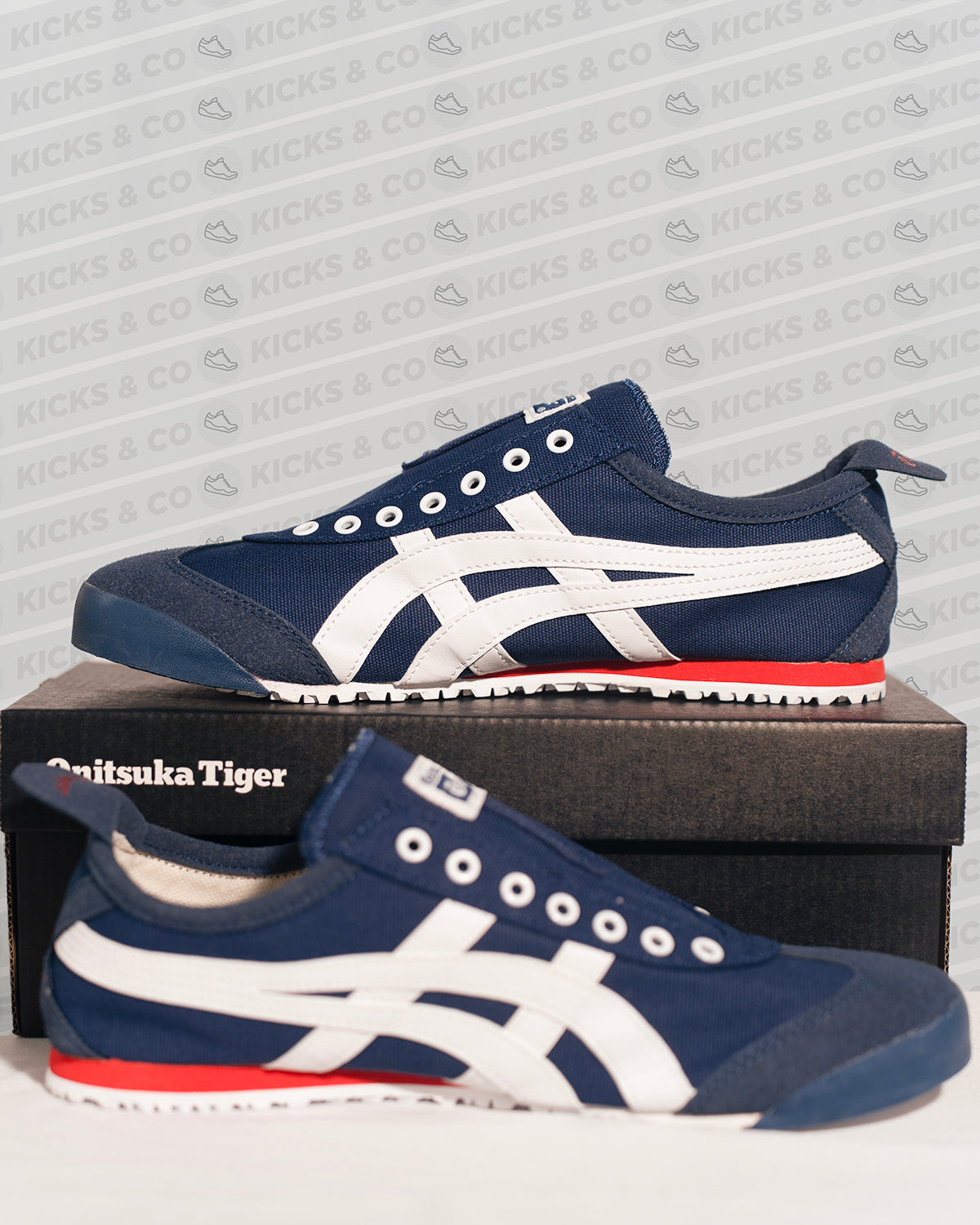 Onitsuka Tiger MEXICO 66 (Navy/Off White) Slip-On