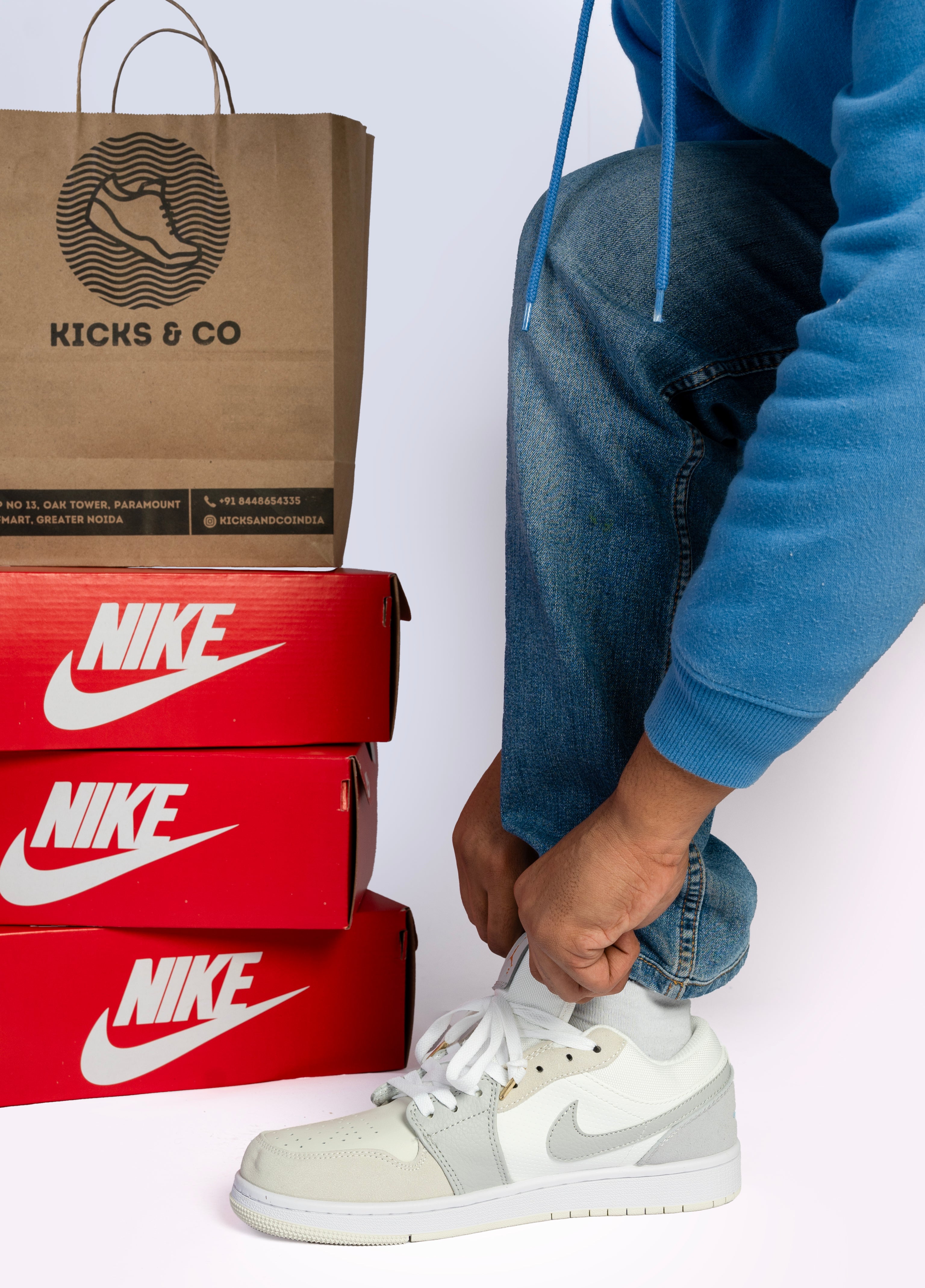 Nike Air Jordan 1 Low Paris (White)