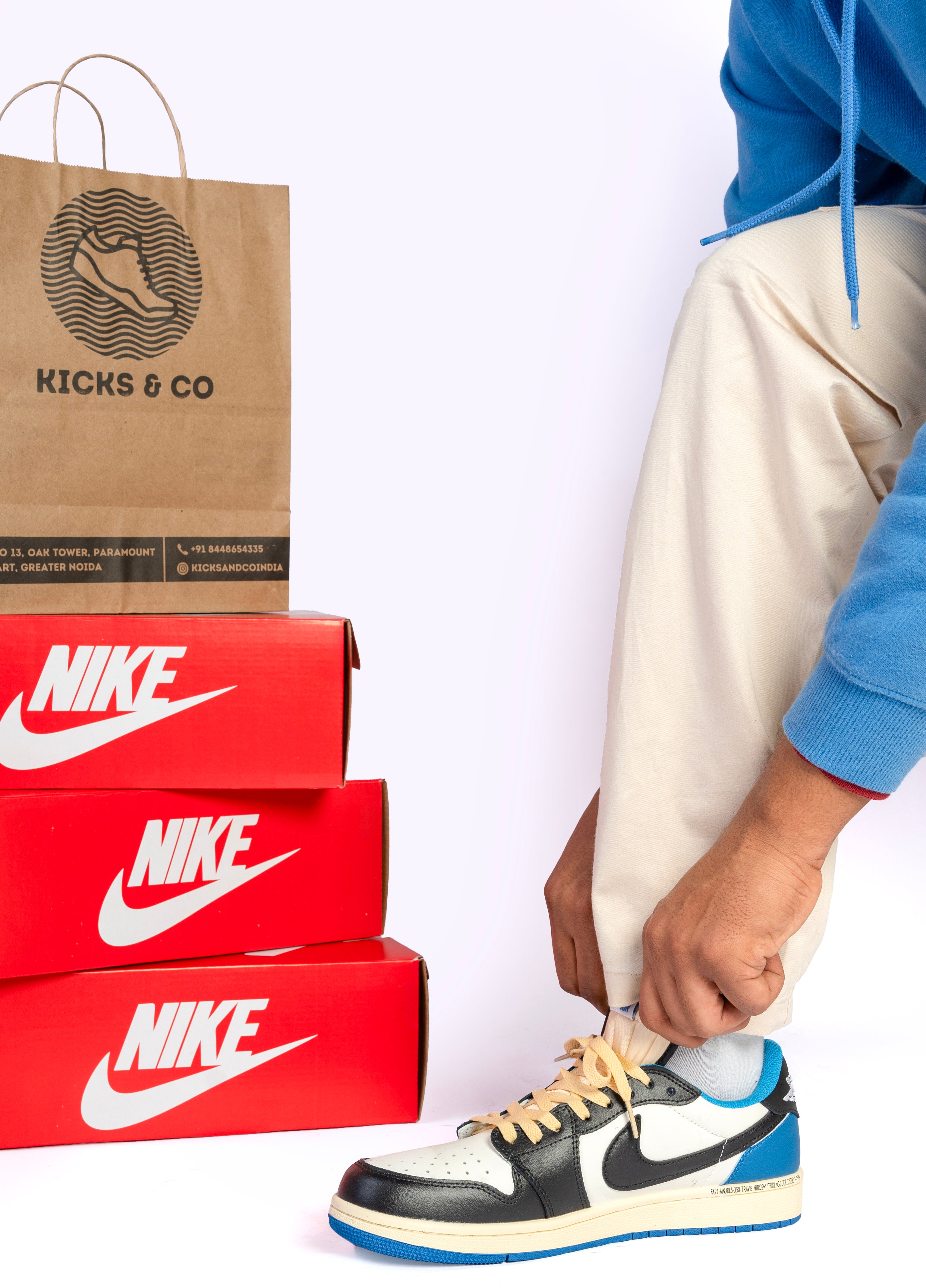 Nike Air Jordan 1 Retro Low ( Low Fragment x Travis Scott)