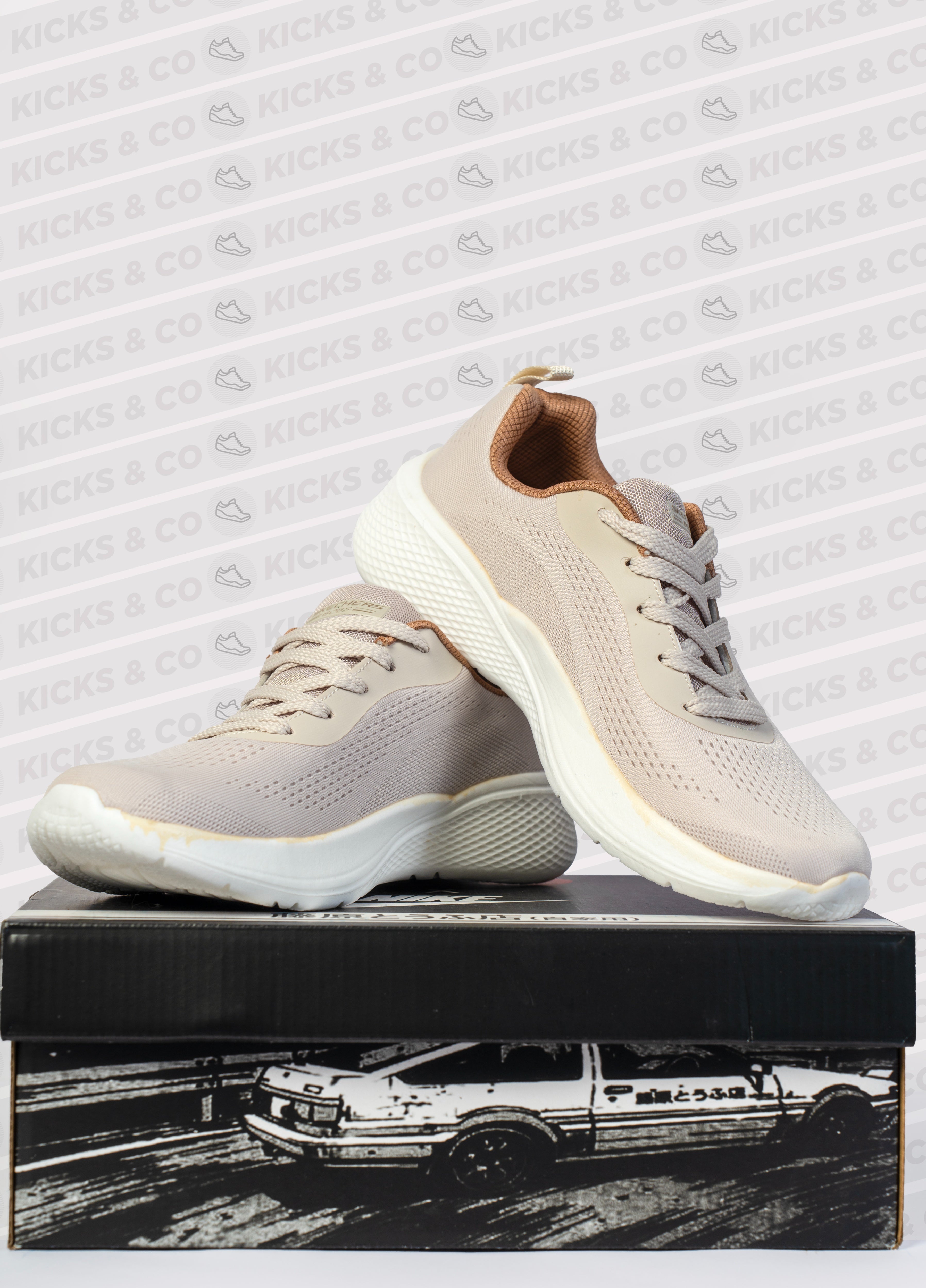 Skechers Women Shoes- Vapor Foam (Beige)